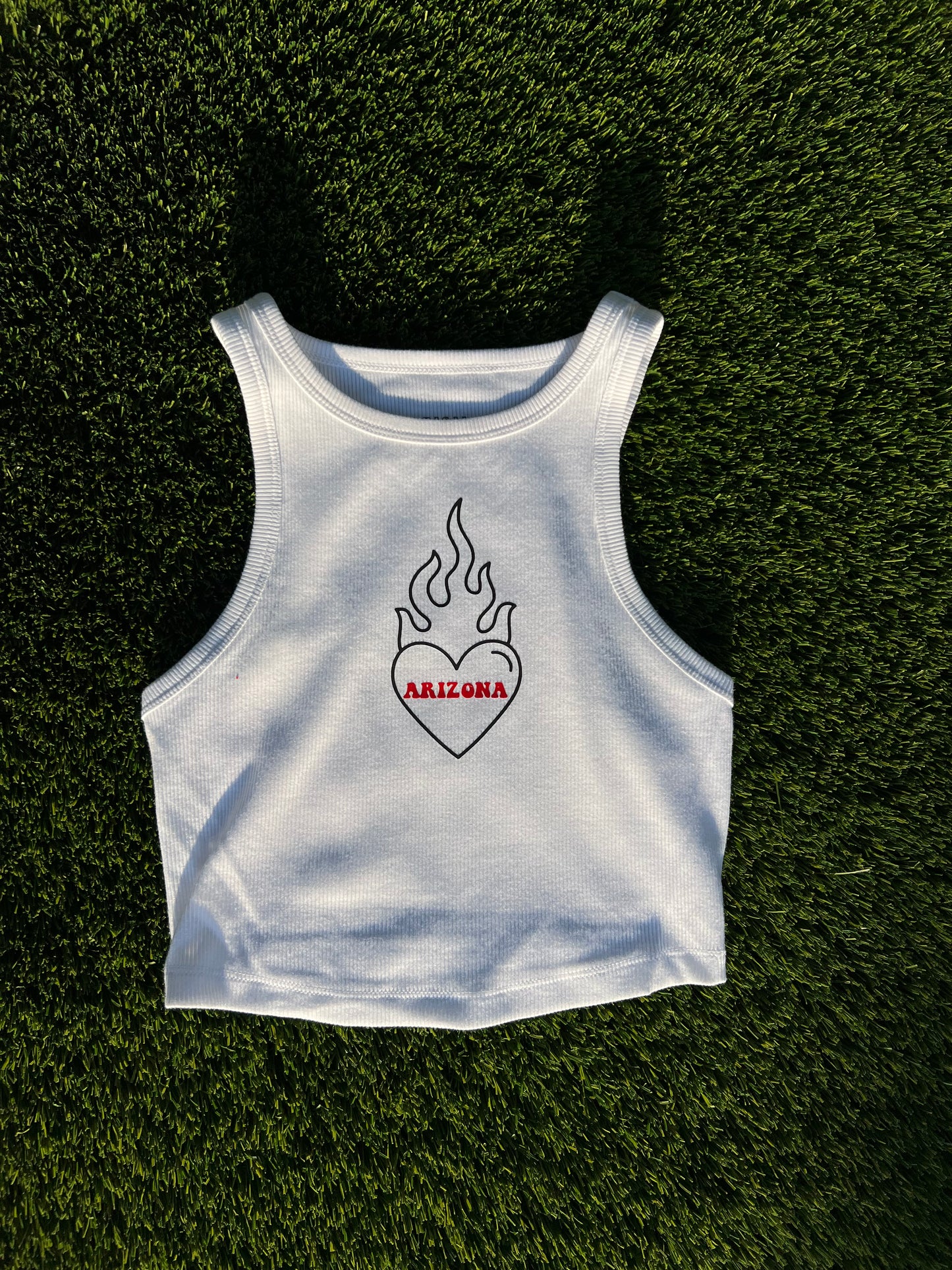 Flame heart college crop